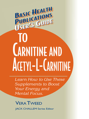 cover image of User's Guide to Carnitine and Acetyl-L-Carnitine
